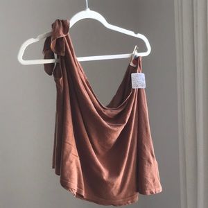 Free People one shoulder top / L